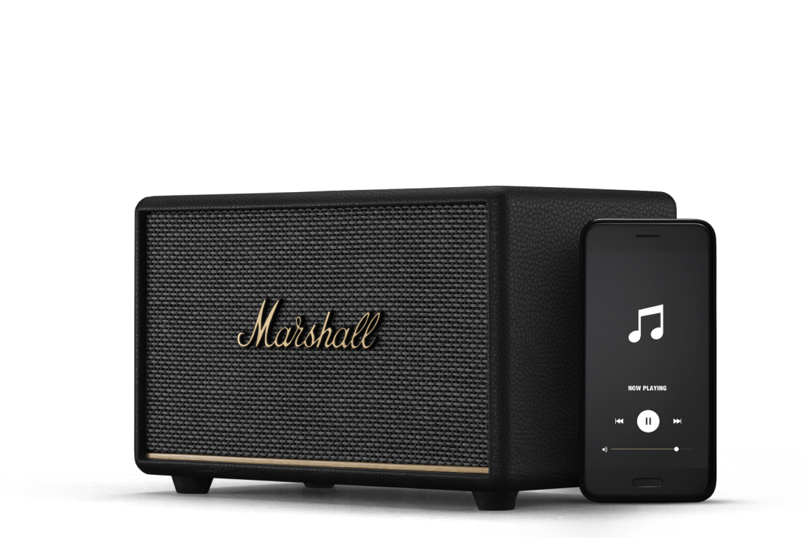 Parlante Bluetooth Marshall Acton Iii Bt Aux Color Negro