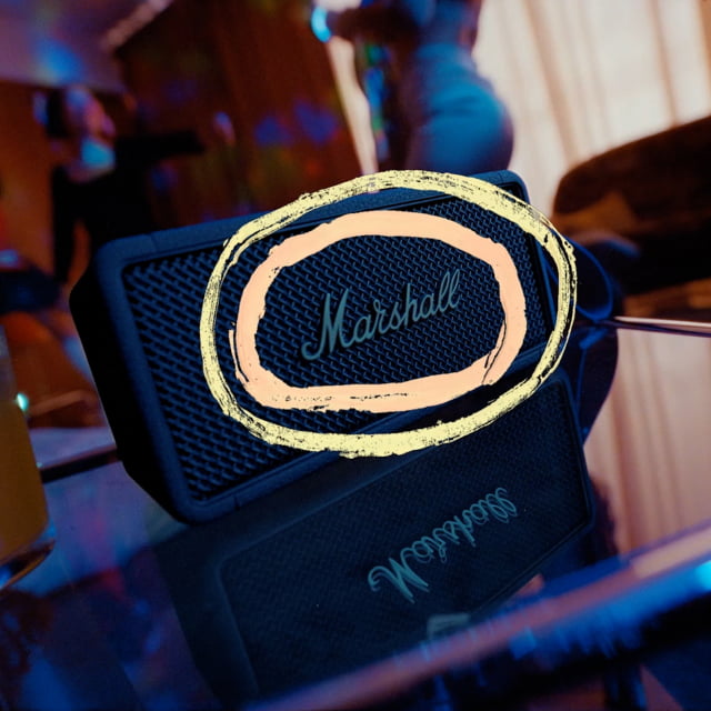 Marshall Middleton Black/Copper - Bluetooth speaker - LDLC 3-year warranty