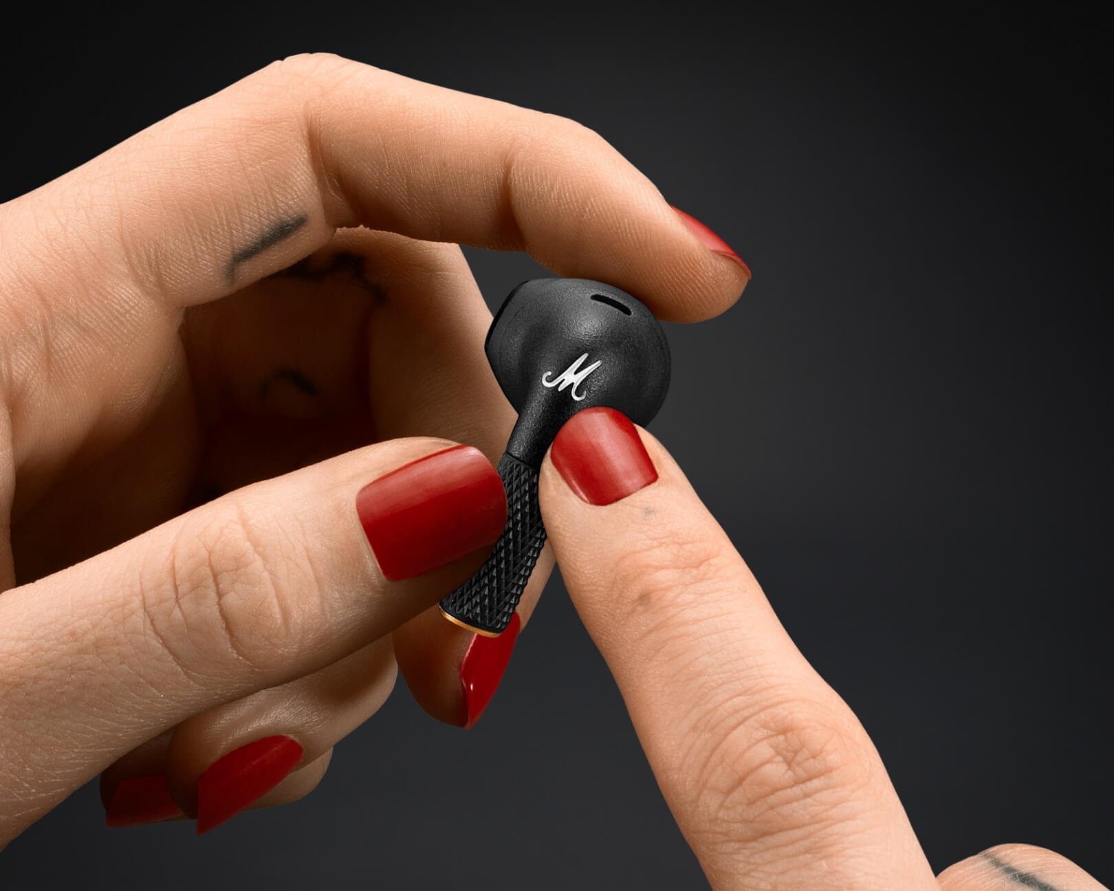 Minor III earbuds with charging case