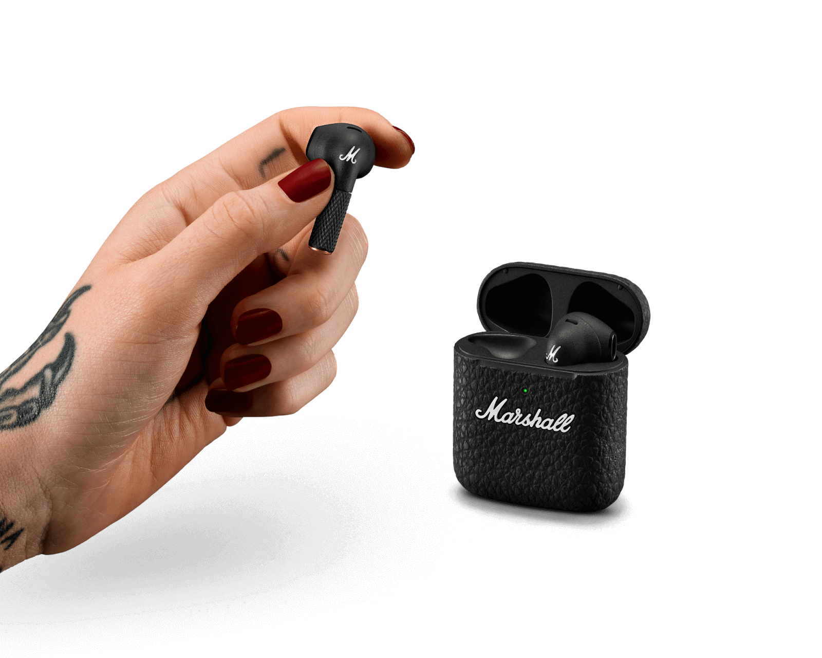 Minor III earbuds with case charging | Marshall